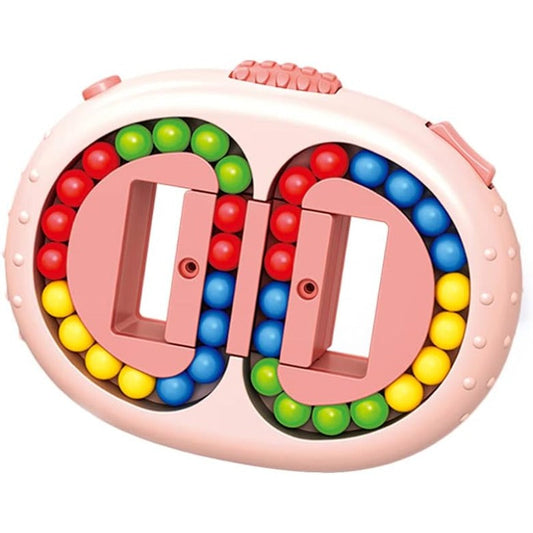 Rotating Magic Bean Puzzle & Fidget Toy – Dual-Sided Logic Game