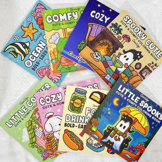 Adorable Hand-Drawn Coloring Book
