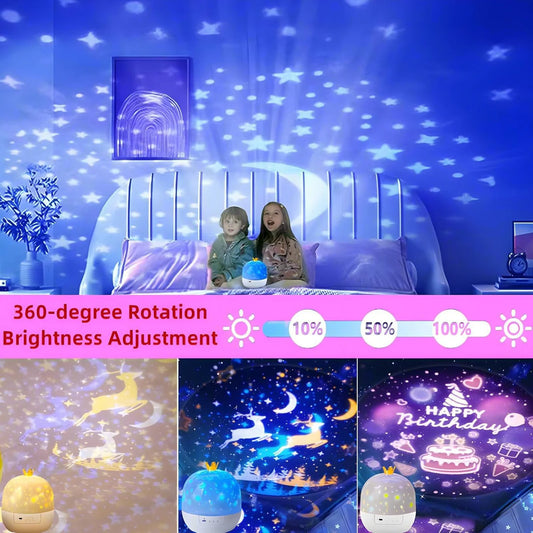 Proiettore di stelle 2 in 1 con luce notturna