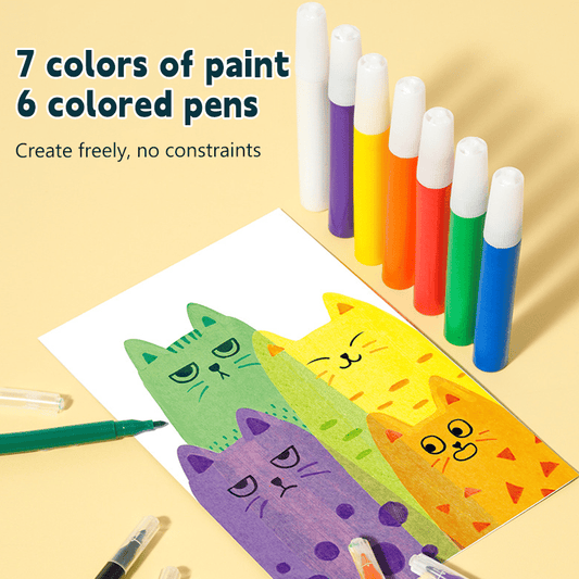 Eptchn Creative Rainbow Scratch Art Set For Kids Gift
