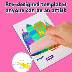 Eptchn Creative Rainbow Scratch Art Set For Kids Gift