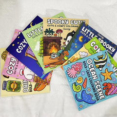 Adorable Hand-Drawn Coloring Book