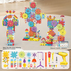 Electric Gear Building Toy Set