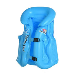 Kids Swim Vest with Buoyancy Panels – Soft Neoprene Training Aid + Bonus Air Pump