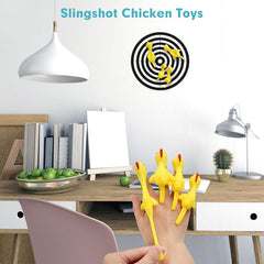 Flying Rubber Chicken Slingshots – Hilarious Fun for Parties & Stress Relief
