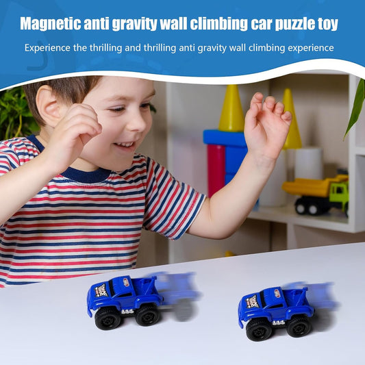 Gravity-Defying Magnetic Wall Climbing Car