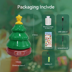 Christmas Tree Bubble Machine for Kids