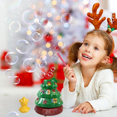 Christmas Tree Bubble Machine for Kids