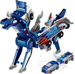 DinoDrive 2-in-1 Transforming Race Car Dinosaur Toy