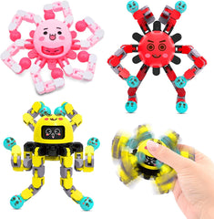 Transform-a-Spinner™ – Creative 3-in-1 Fidget Toy Set for Kids & Adults