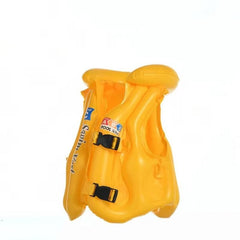 Kids Swim Vest with Buoyancy Panels – Soft Neoprene Training Aid + Bonus Air Pump