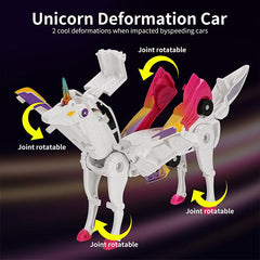 Magnetic Morphing Unicorn Car Duo