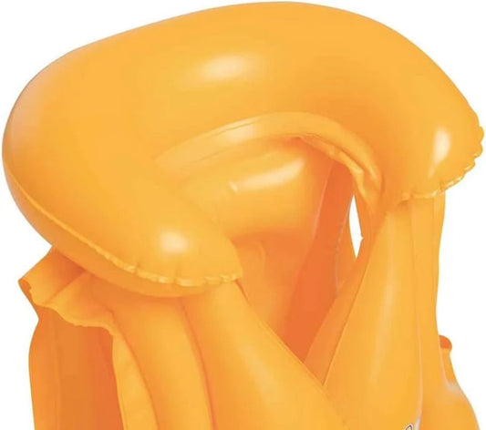 Kids Swim Vest with Buoyancy Panels – Soft Neoprene Training Aid + Bonus Air Pump