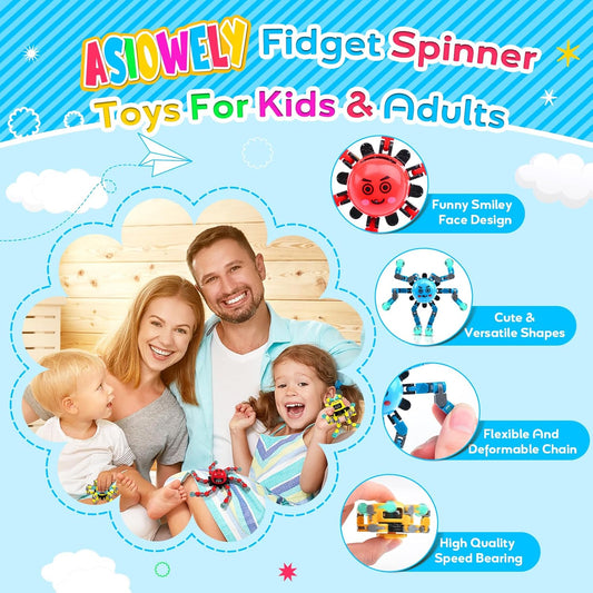 Transform-a-Spinner™ – Creative 3-in-1 Fidget Toy Set for Kids & Adults