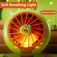 Bunny Wrist Fan — Hands-Free Cooling with Night-Light & Kawaii Charm