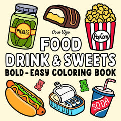 Adorable Hand-Drawn Coloring Book