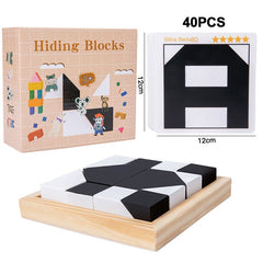 🌟Last day to get 70% off🌟Puzzles Hidden Building Blocks Puzzles Toys