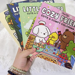 Adorable Hand-Drawn Coloring Book