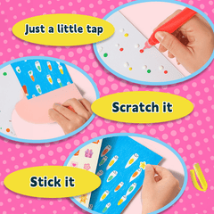 Eptchn Creative Rainbow Scratch Art Set For Kids Gift