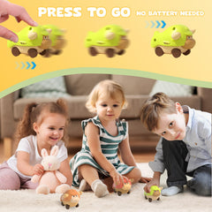 Cute and Colorful Animal Toy Cars for Toddlers