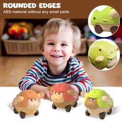 Cute and Colorful Animal Toy Cars for Toddlers