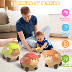 Cute and Colorful Animal Toy Cars for Toddlers