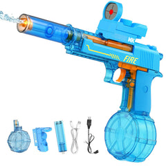 Electric Long-Range Water Gun with LED Lights