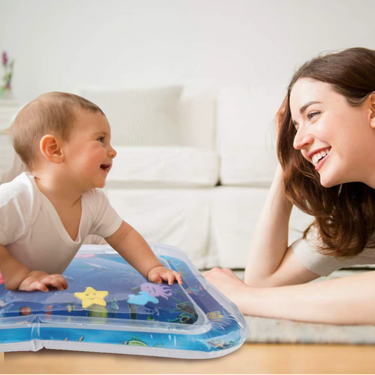 Aqua Tummy Time Play Mat – Make Developmental Play Fun & Engaging for Babies