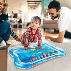 Aqua Tummy Time Play Mat – Make Developmental Play Fun & Engaging for Babies