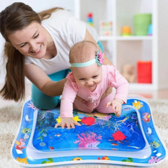 Aqua Tummy Time Play Mat – Make Developmental Play Fun & Engaging for Babies