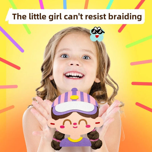 Creative Cartoon Hair Braiding Set for Kids