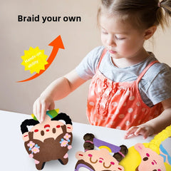 Creative Cartoon Hair Braiding Set for Kids