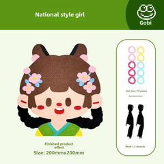 Creative Cartoon Hair Braiding Set for Kids