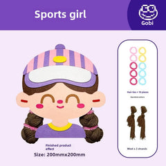 Creative Cartoon Hair Braiding Set for Kids